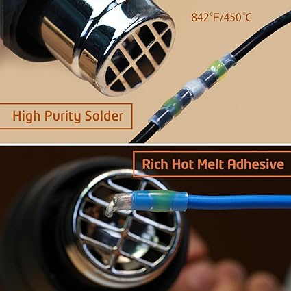 Heat Shrink Solder Butt Connectors Kit,