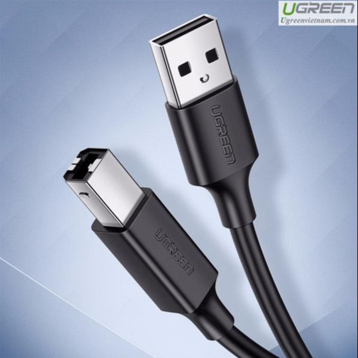 Green 10845 printer USB cable 1.5m long USB 2.0 A Male to B Male cable