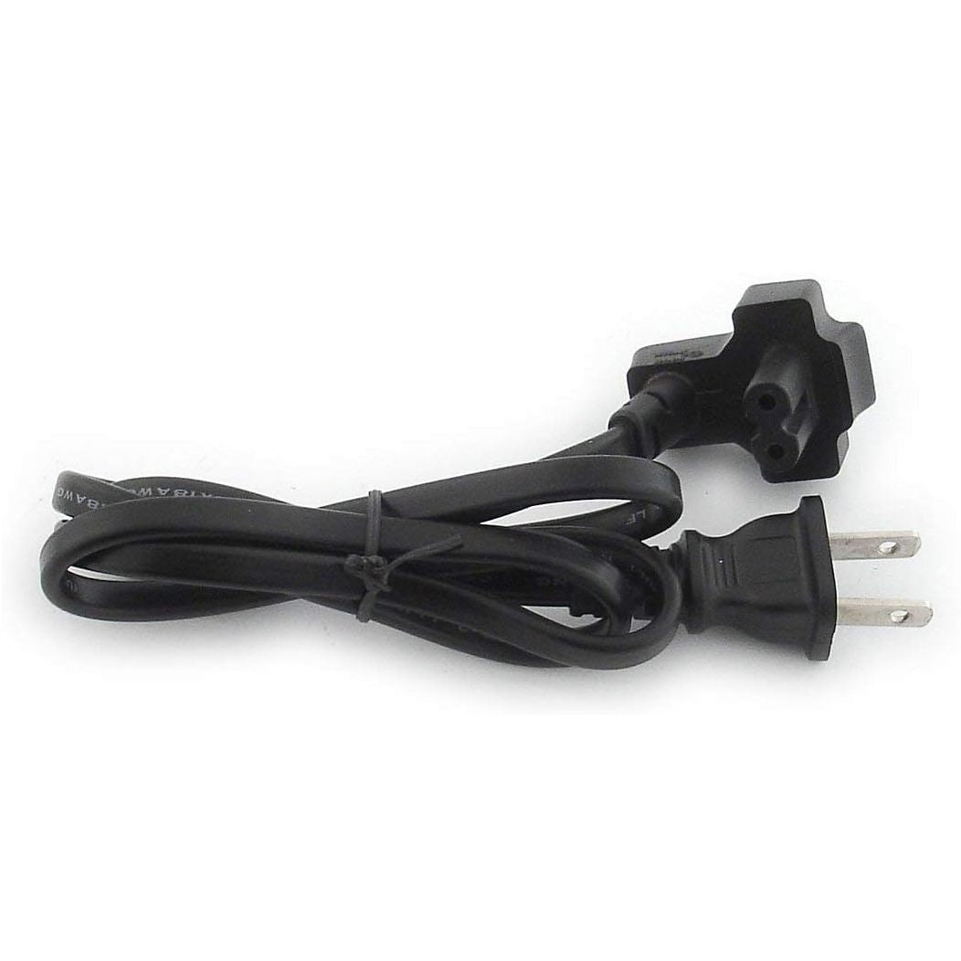 125V 3A 2-Pin Prong Power Cord – Durable AC Power Cable for Electronics, Chargers & Small Appliances (High Quality, Universal Use)