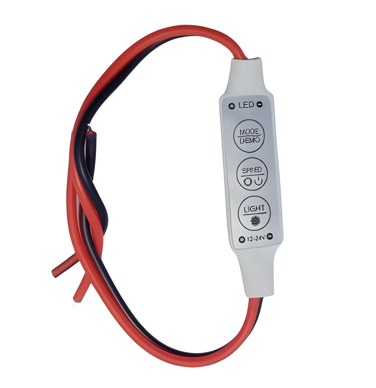 3 Keys 6 Mode LED Strip Light Controller 12V DC – 5 Speed Adjustable DIY Controller for RGB LED Strips Standard Model