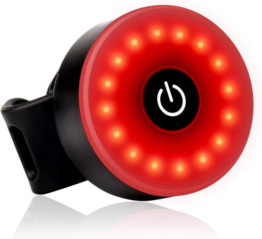 Daffodil USB Rechargeable Rear Bike Light – High Brightness LED Bicycle Tail Light for Safety, Waterproof & Easy Install