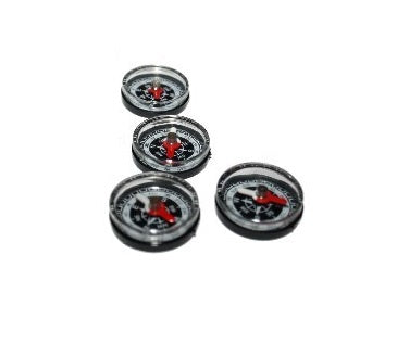 Compact Magnetic Compass for Navigation | Pocket Survival Compass Tool