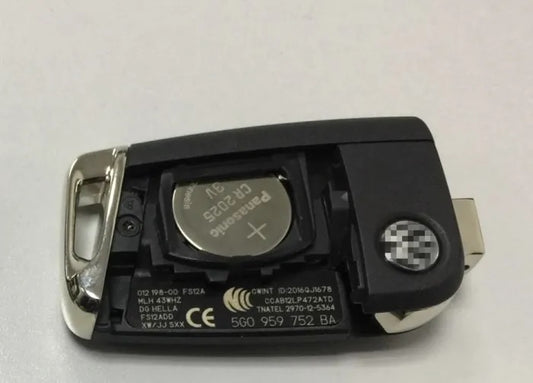 KEYECU Genuine OEM Flip Remote Key Fob – 3 Button 434MHz MQB for VW Golf 7 / Tiguan / Touran / Polo (5G0959752M / 5G0959752BA) HU162