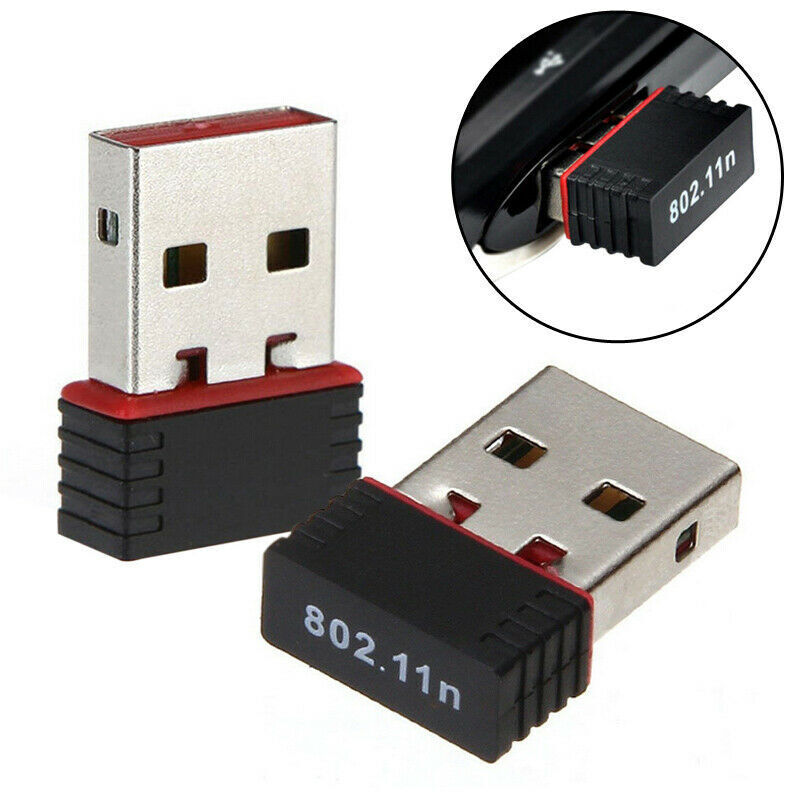 📶 Wireless USB 2.0 WiFi Adapter – 300Mbps 802.11N High Speed Network Dongle