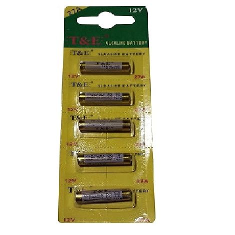 New T&E Universal Alkaline Battery A23 23A 12V / 9V / 1.5V Multi Compatible Cells 23AE MS21 MN21 V23GA VR22 Remote Control Long Lasting Power Battery