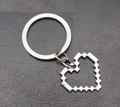 Heart Keychain Metal Pendant Fun Fashion Metal Keyring Gift for your Love One