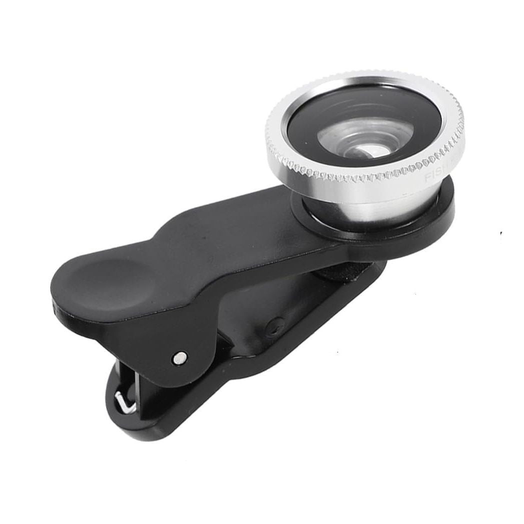 3-in-1 Phone Camera Lens Kit – Fisheye, Macro & Wide Angle Lenses for Smartphones, Universal Clip-On Mobile Photography Kit, Easy Installation Compatible with All Devices