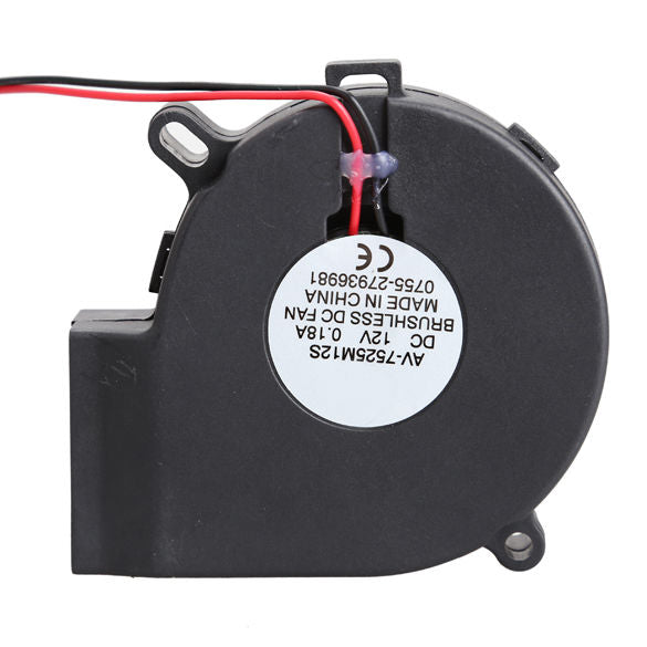 DC Blower Fan New 12V 0.18A AV-7525M12S 73x80x25mm Brushless DC Fan Best For 3D Printer