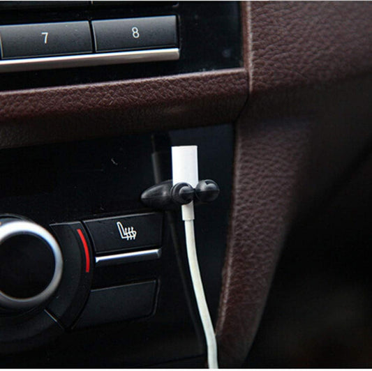 8 Pack Cable Clips with Strong 3M Adhesive – Car Wire Organizer Clips for Home, Office & Vehicle | Self-Adhesive Cable Management Holders