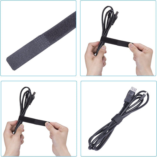 Reusable Cable Ties 13cm Straps Organizer – Side view – Available in Pakistan