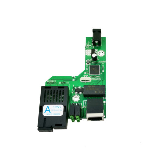Gigabit Fiber Optical Media Converter (Only A Unit) 10/100/1000Mbps – Side view – Available in Pakistan