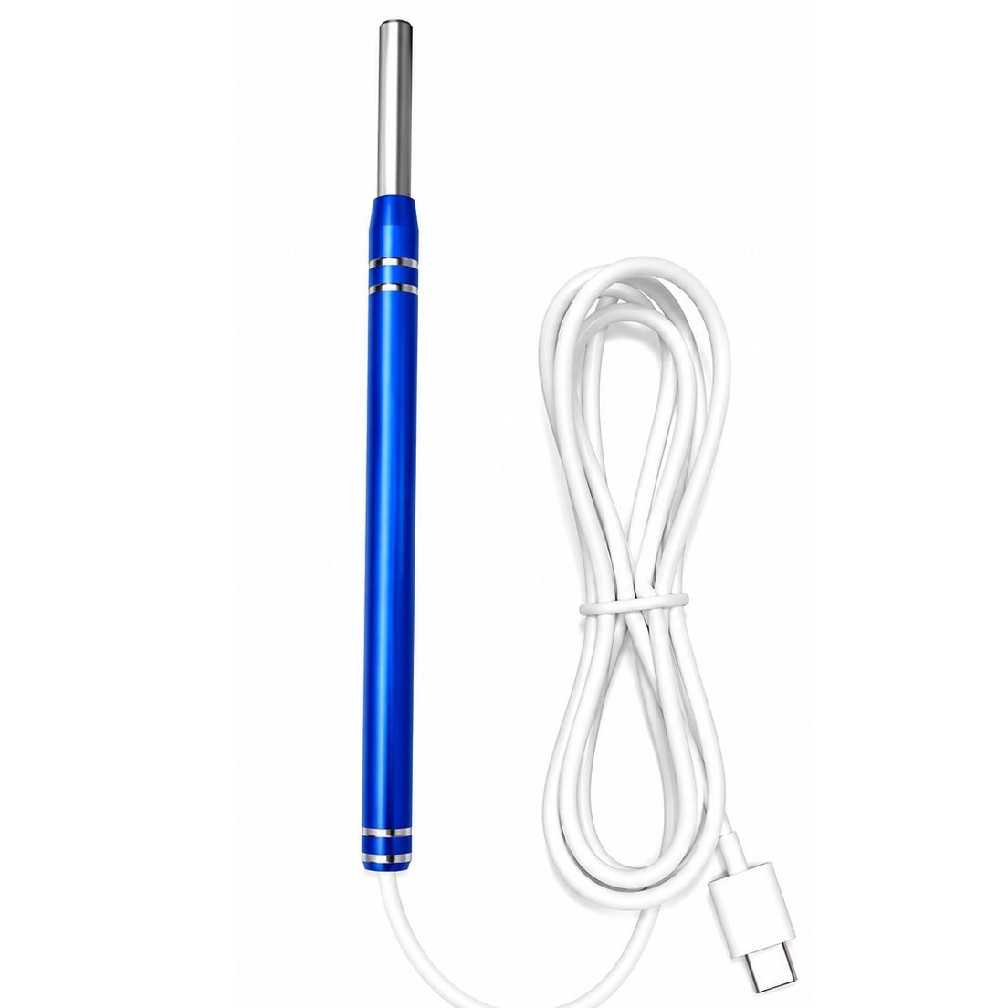 5.5mm Type-C Ear Endoscope Camera with 6 LED Lights – Blue