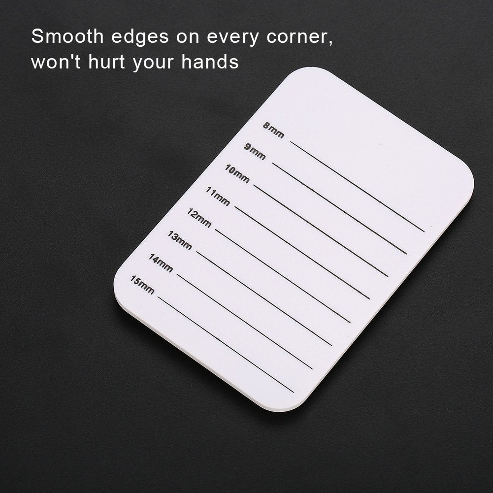Eyelashes Stand Holder, Eyelash Extension Pallet - 7-14Mm Eyelash Extension Hand Plate Lashes Plain Hand Lash Pallet For Eyelashes & Adhesives Grafting Holder Beauty Tools