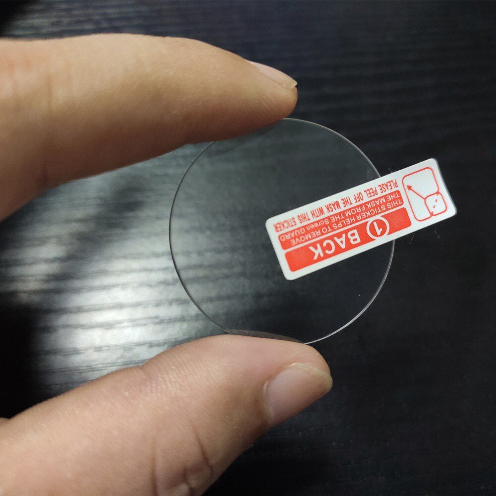 33mm Clear Tempered Glass for Screen Protector Front Watch Protector size 33mm 1 Pcs