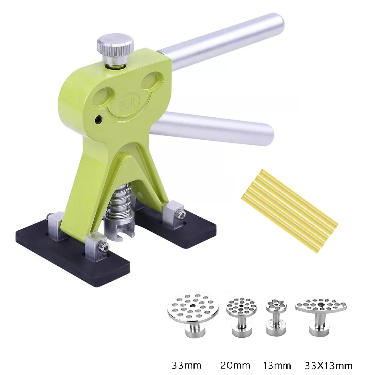 PDR Auto Paint less Dent Repair Kits, Car Dent Puller with 4 Size Aluminum Glue Puller Tabs And Hi Quality Glue Sticks, Dent Remover Tools for All Kinds of Car Body Dents A One M One World Top Quality Product