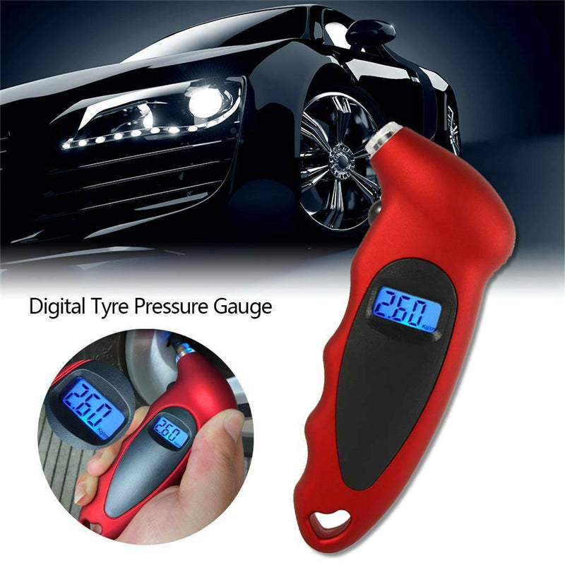 Digital Tire Air Pressure Gauge Meter Tester Bike Car Truck LCD Display 150 PSI