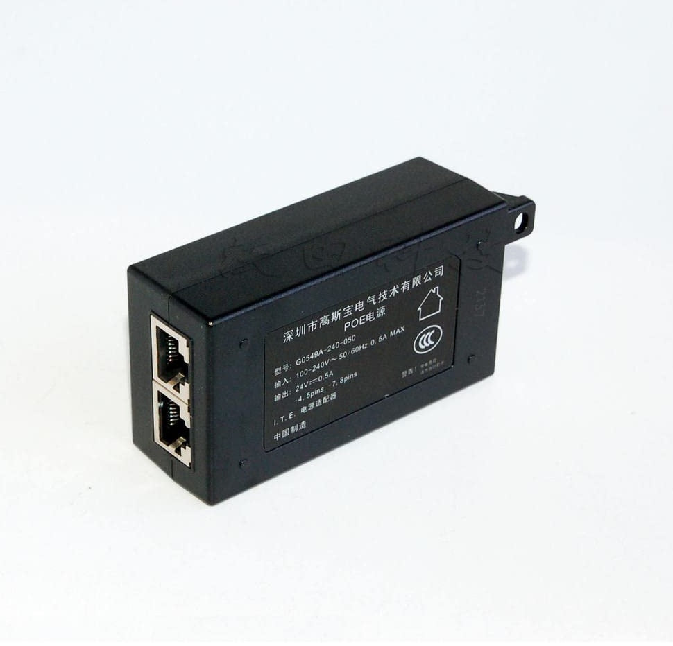 ⚡ 24V 0.5A PoE Adapter – Genuine Switching Mode Power Supply 4–5 Pins (+) | 7–8 Pins (–) | AP / Bridge Module Compatible Branded