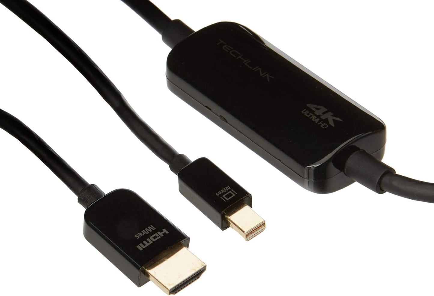 Techlink Mini DisplayPort to HDMI Cable – 4K Ultra HD Adapter (Active)