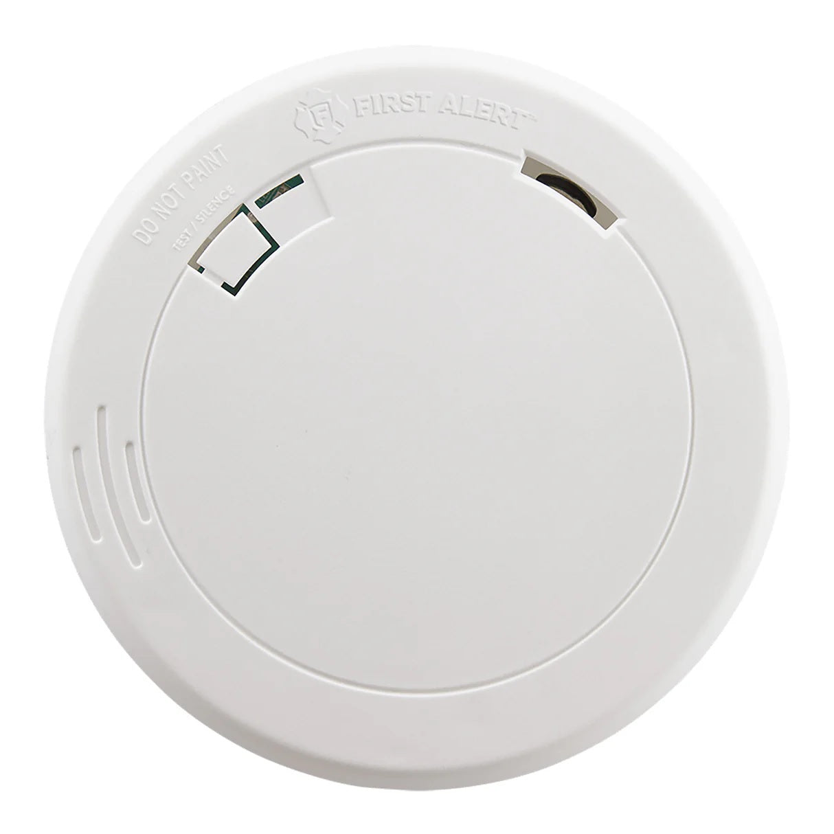 Smoke Alarm, Low Profile Slim Design 9V Battery Powered Home Safety and Decor Photoelectric Smoke Sensor Alert Model PR700LB