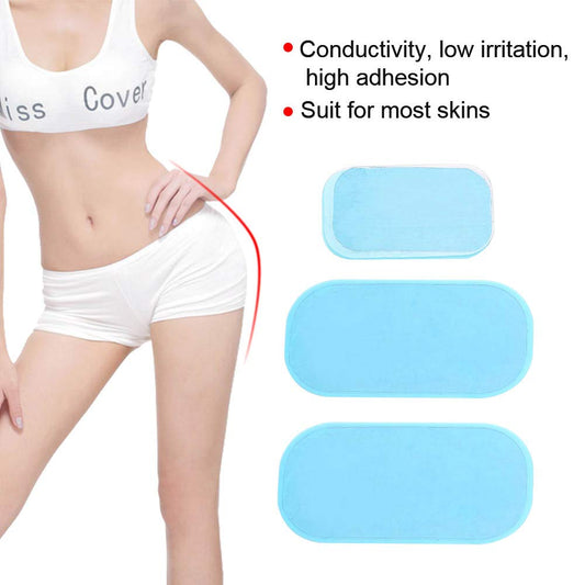 EMS Gel Pads, 10 Pcs EMS ABS Replacement Pads,Electrodes Gel Replacement Pads, EMS Trainer Gel Pads for Abs Toner, ABS, 60mm*45mm