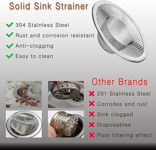 Steel Kitchen ring size 11cm Sink Strainer Hair Catcher Bathtubs Shower Drain Filter Covers basan.wash room.bath p trap tub sink kitchan khura strainer