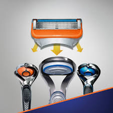 1Pcs Fusion 5 Blade Razor Cartridges – Ultra Sharp Stainless Steel 5-Layer Shaving Blades for Men
