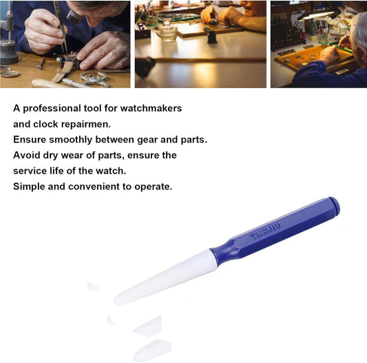 Watch Lubricant Oiler Oil Pin Pen, Portable Watch Repairing Tool for Watchmakers (made in Switzerland)