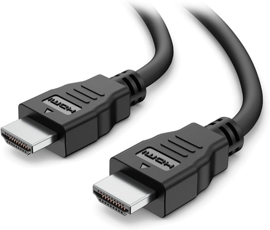 HDMI 2.0 Cable 1.5M Black – 4K & 5K @60Hz High-Speed HDMI Cable with Ethernet, Male to Male Plug & Play Audio Video Cable