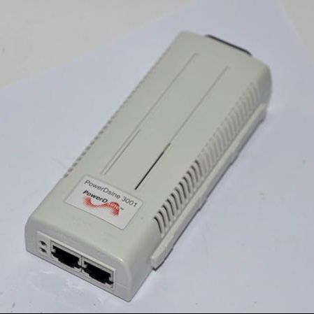 PowerDsine 3001 PoE Injector 48V 0.35A – Power over Ethernet Adapter 100-250V 50/60Hz for IP Cameras, Wireless Access Points & Network Devices