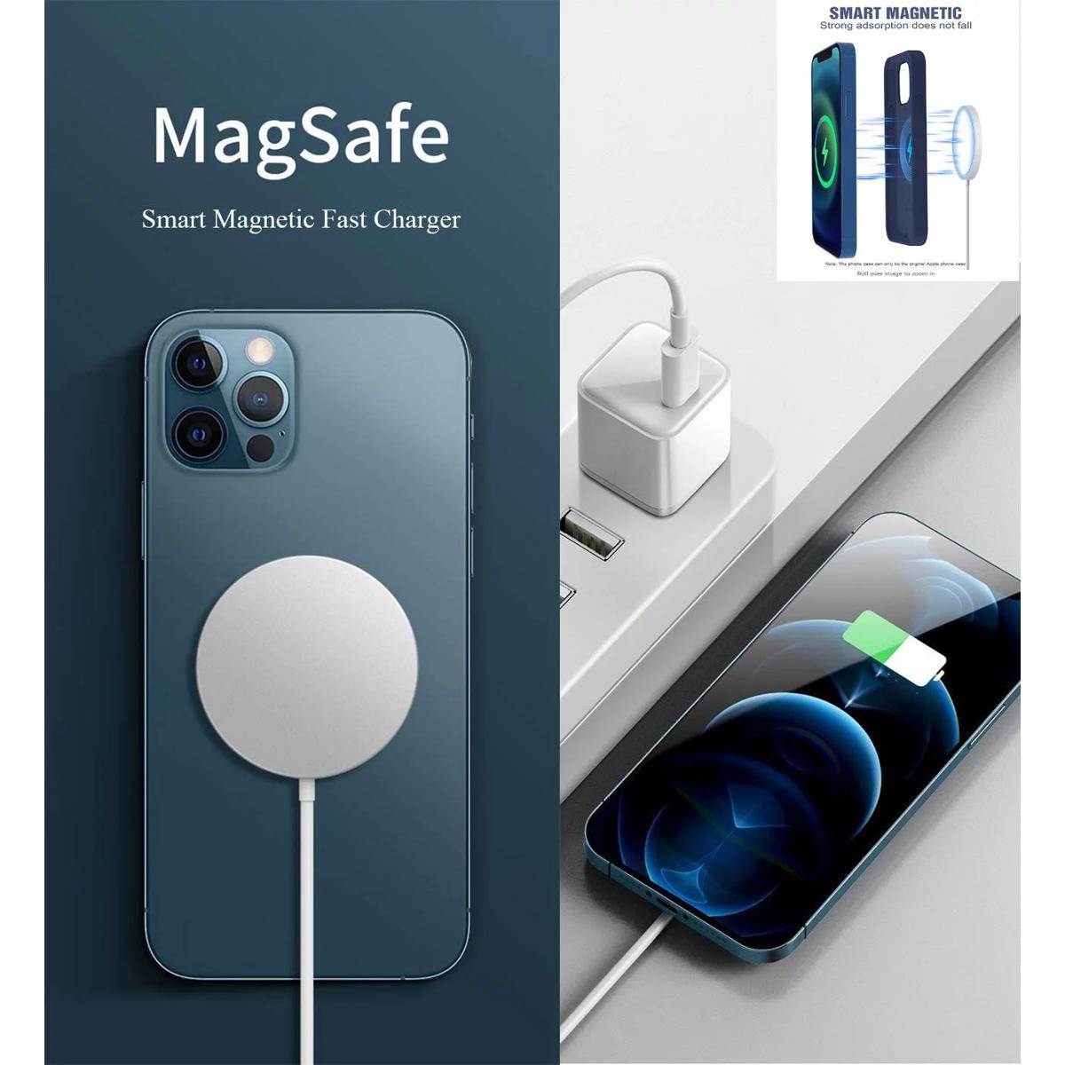 Phone 12 Pro Max MagSafe 15W Fast Wireless Charger- White