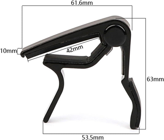 Portable Guitar Tuning Clamp Guitar Capo Clips Metal Clamp For Acoustic And Electric Guitars Accessories Guitar Tuning Clamp Quick Release Capo Electric Acoustic Guitar