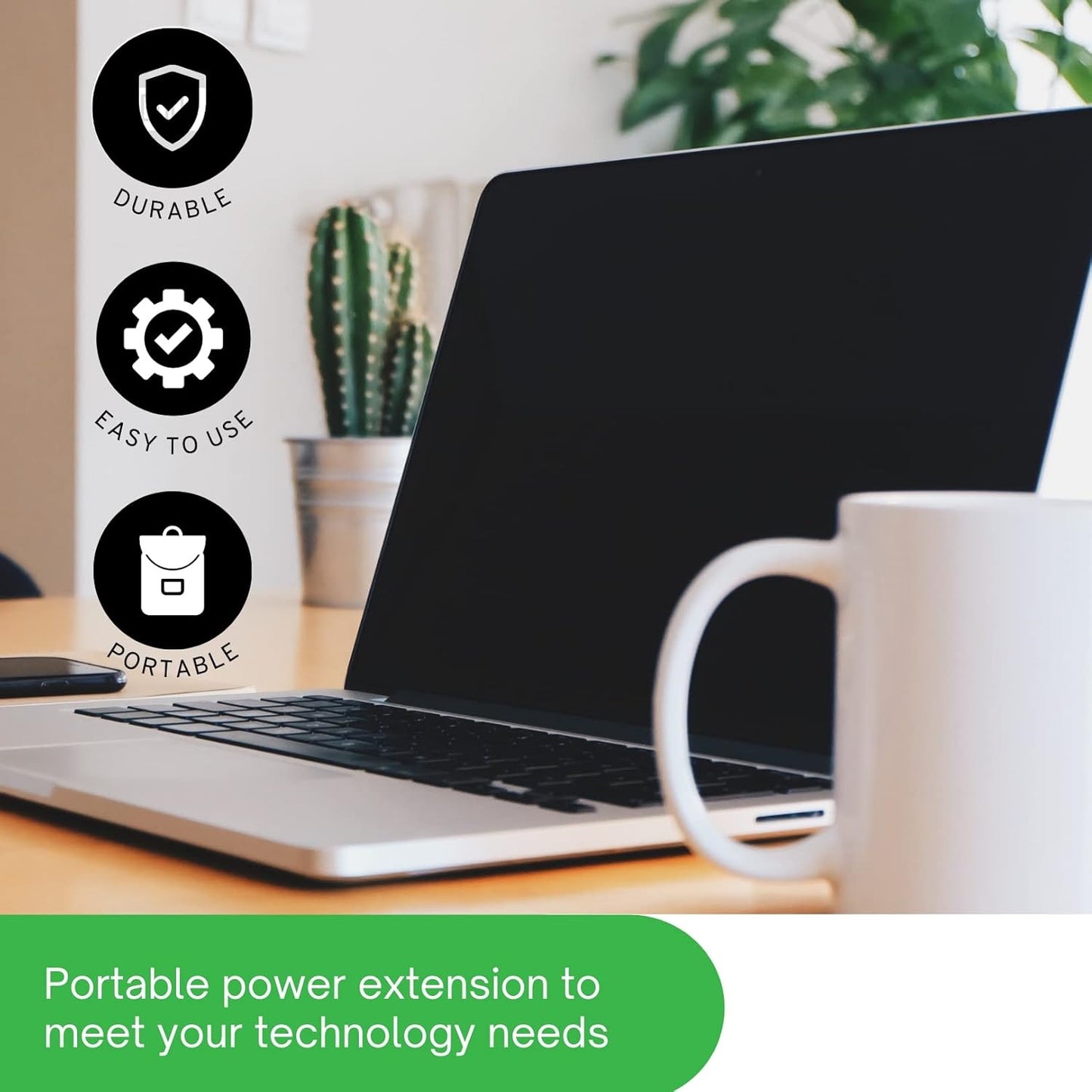 2 meter UK 3 Pin Power Adapter Extension Cable for – Image 8 – Pakistan