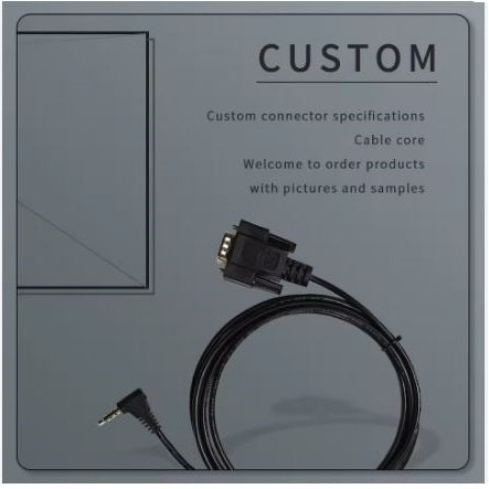 RS232 DB9 to 3.5mm 4-Pole Stereo Aux Cable 2 Meter – High Quality Data Transfer Serial Cable