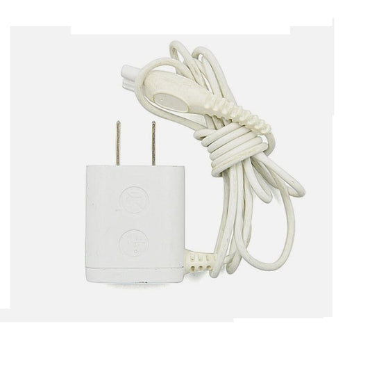 19V Replacement Charger for Braun Silk-épil & FaceSpa Pro – White Power Adapter Compatible with Silk-épil 9, 7, 5 Series & FaceSpa Pro Models