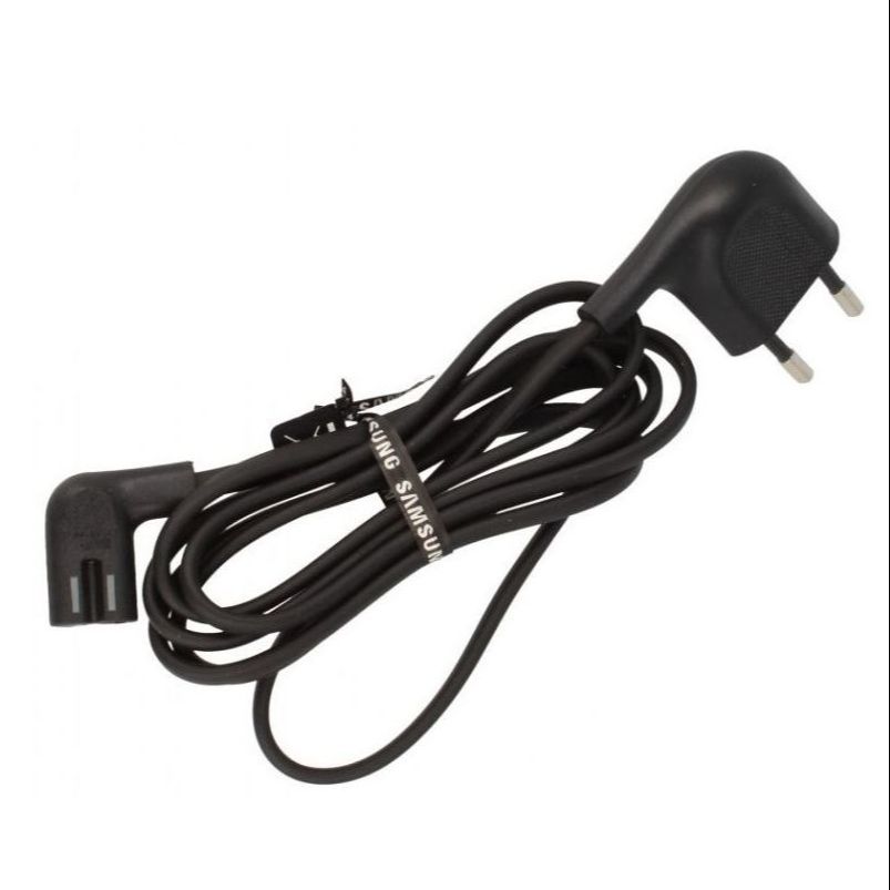 EU 2-Pin Power Cable IEC C7 Figure-8 Cord for TV, DVD Player, Radio & Home Electronics