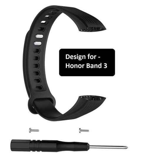 Silicone Sports Waterproof Wrist Strap for Huawei Honor Band 3