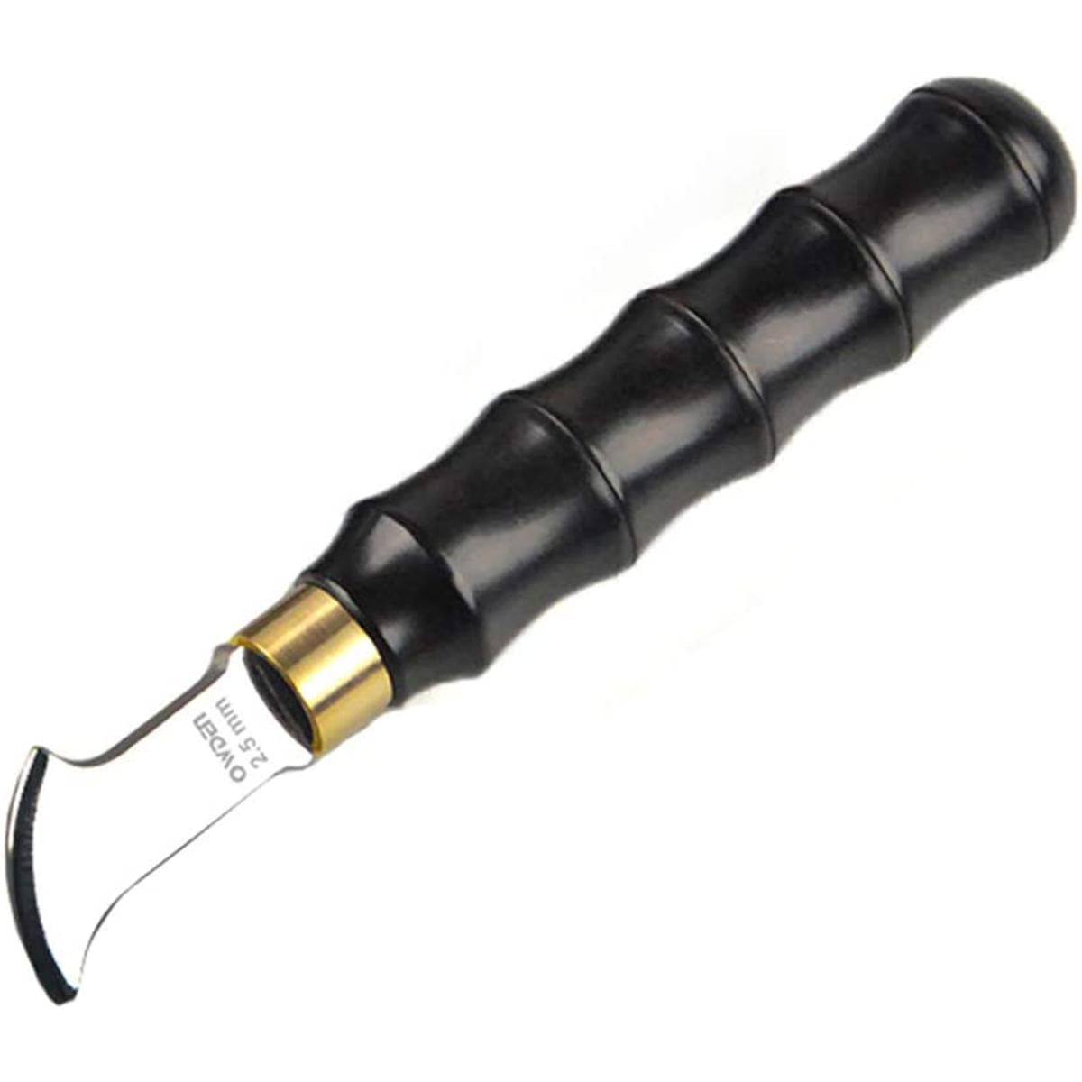 OWDEN Professional Leather Tool Leather Edge Wrinkle Tool Used for Leather Decorative Lines 2.5mm