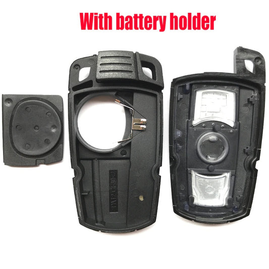BMW Car Key Case – 3 Button Smart Remote Key Fob Cover for 1/3/5/6 Series (E60 E90 E91 E92 E70 X5 X6)