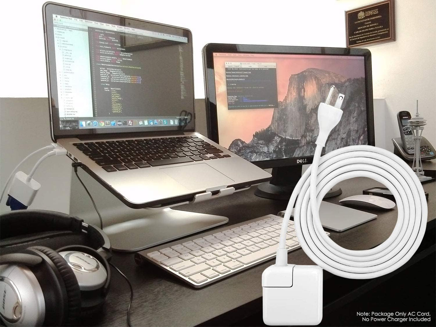 Original 2 Meter AC Power Adapter Extension Cable for Apple Chargers – High Quality