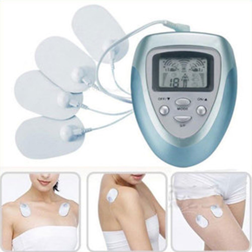 1PC Digital TENS Therapy Machine – Portable Electric Full Body Massager for Pain Relief & Slimming (With Battery & Book)