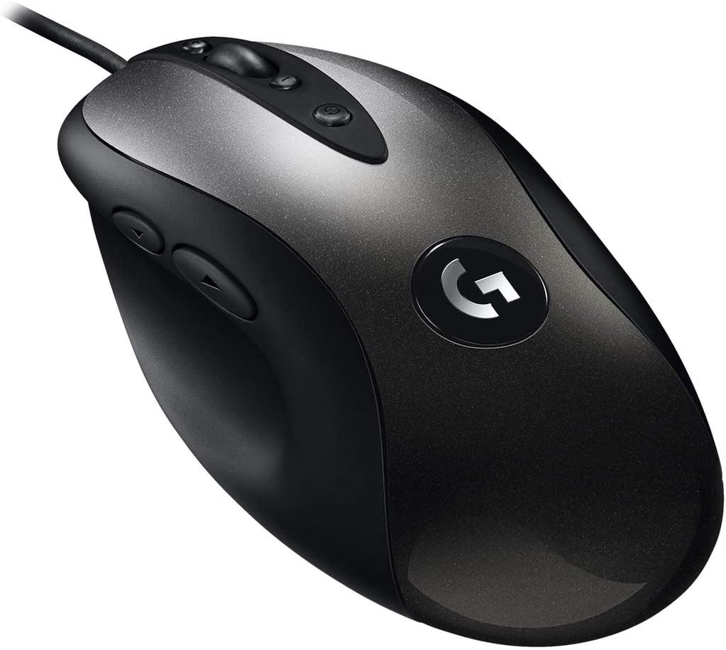 Logitech G MX518 Gaming Mouse with HERO 16K Sensor, 16000 DPI, 8 Programmable Buttons – High-Performance Wired Gaming Mouse (Black,)