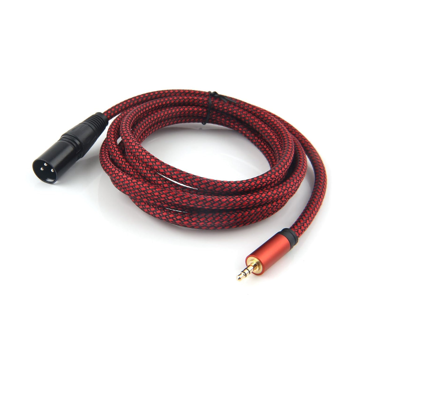 3.5mm TRS to XLR Male Cable – Smartphone to Mixer Audio Adapter