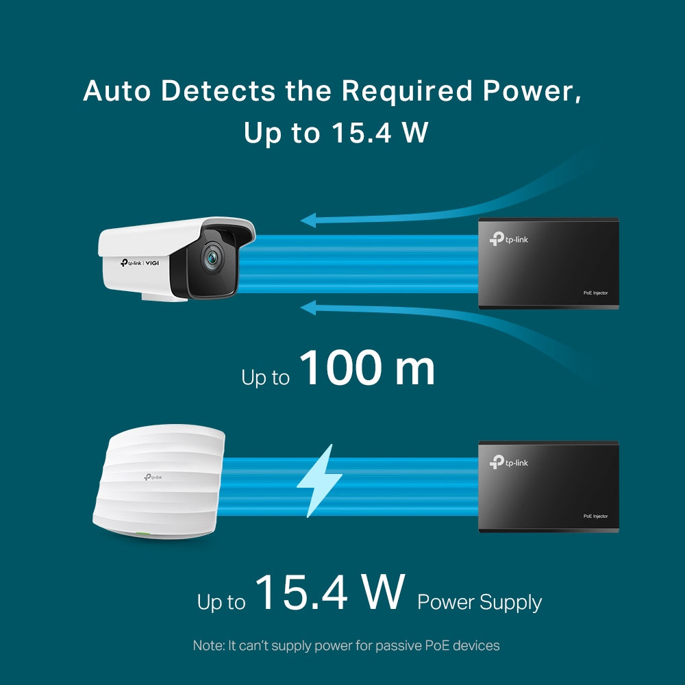 TP-Link TL-POE150S Gigabit PoE Injector | 802.3af | 15.4W | Pakistan