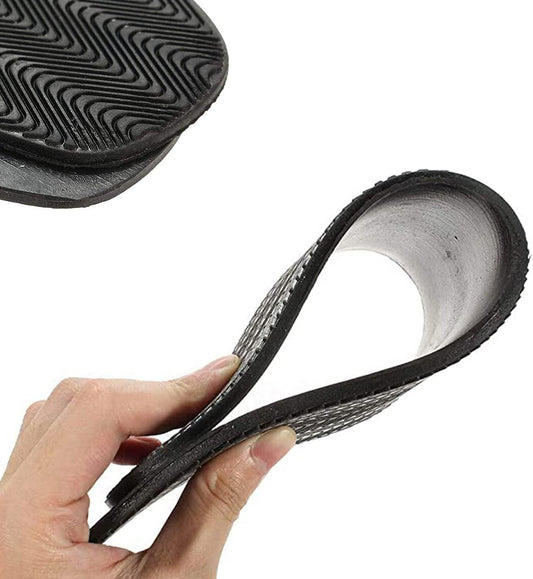 Shoe Soles,1 Pair DIY Stick On Full Soles Heel Shoe Repair Anti-Slip Grip-Rubber Insoles,Rubber Soles for Shoe Repair 29X11.5X0.2 cm