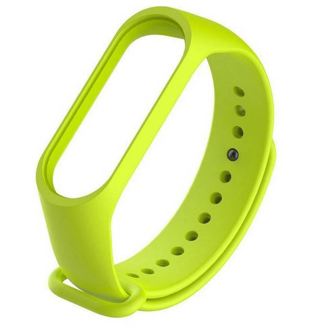 TPU Strap Replacement Band for Xiaomi Mi Band 4 / Mi Band 3 Smart Wristband Bracelet (Apple Green) No Smell ,Fine Lock, Water Proof, Anti Lost Technology, Long Life, Soft, World Premium Quality A One Product