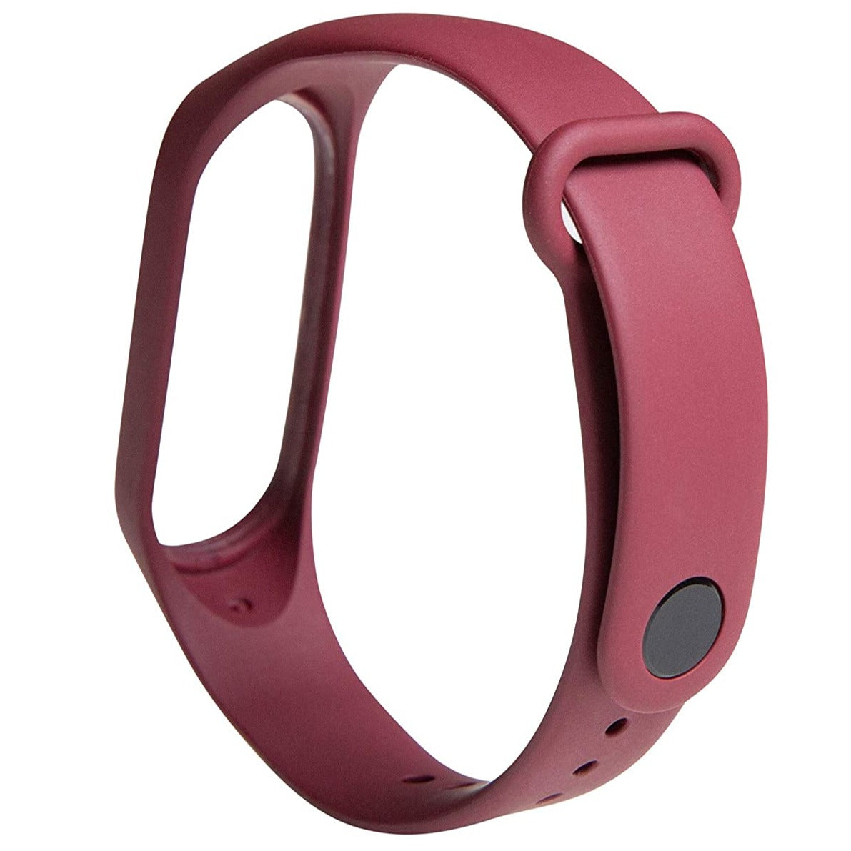 A One World Premium Quality Straps For Mi Smart Band 4 Girls Strap - Maroon (Also Compatible with Mi Band 3) (Watch Not Included)