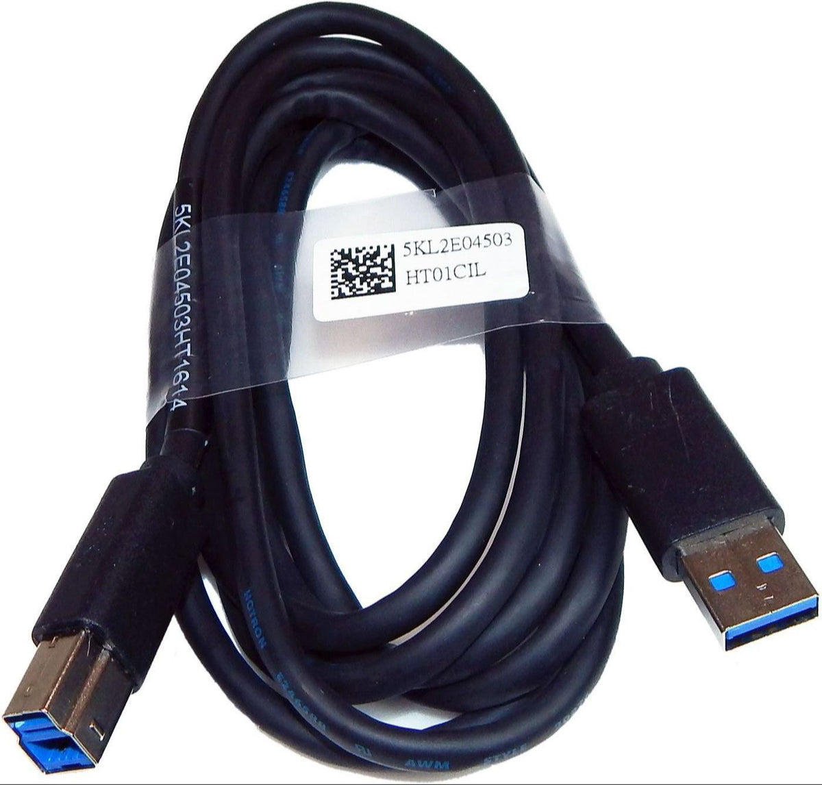 Hotron High Speed USB 3.0 A-B Male to Male Cable 5Gbps – Durable Black Data Transfer Cable for Printers, Scanners & External Hard Drives