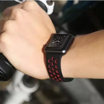 Soft Silicon Strap With Anti Lost Lock For i Watch Series 5 4 3 2 1, F8, F9, F10, T55, C200 Smart Watch 38mm 40mm Wrist Bracelet Strap F Watch Band Bracelet Belt Smart Watch Accessories A One World Premium Quality (watch Not Included)