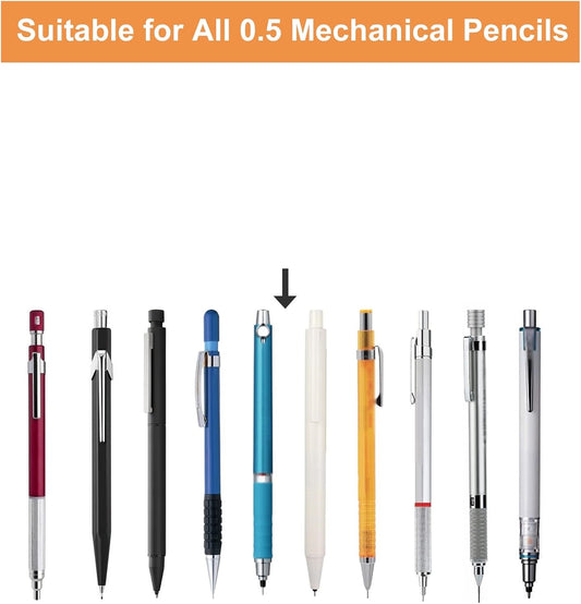 20 Pcs / Pack HB 0.5 mm x 75 mm Leads Universal Mechanical Pencil Refills lead Graphite