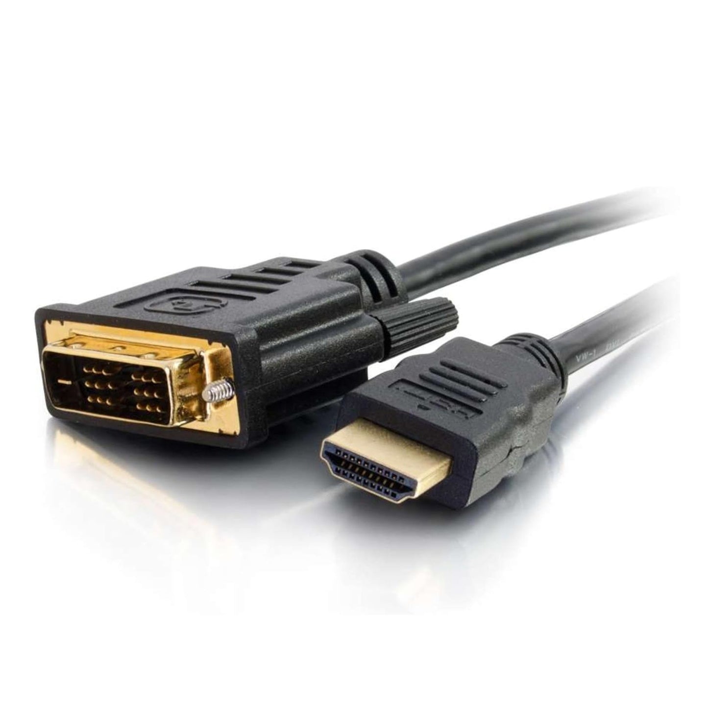 HDMI to DVI Cable 1 Meter HDMI to DVI-D Male to Male Adapter Cable for Monitor, PC, Laptop
